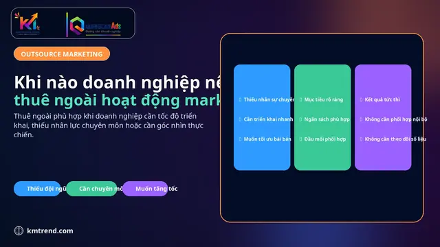 Khi nào doanh nghiệp nên thuê ngoài hoạt động Marketing