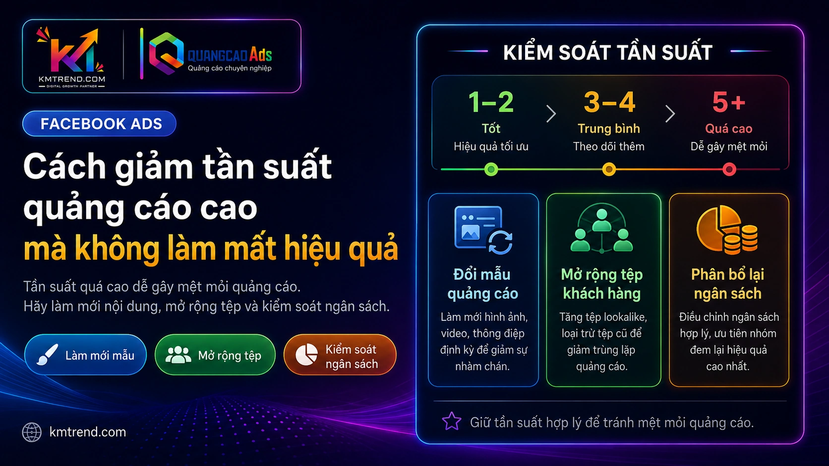 Cách giảm tần suất quảng cáo cao mà không làm mất hiệu quả