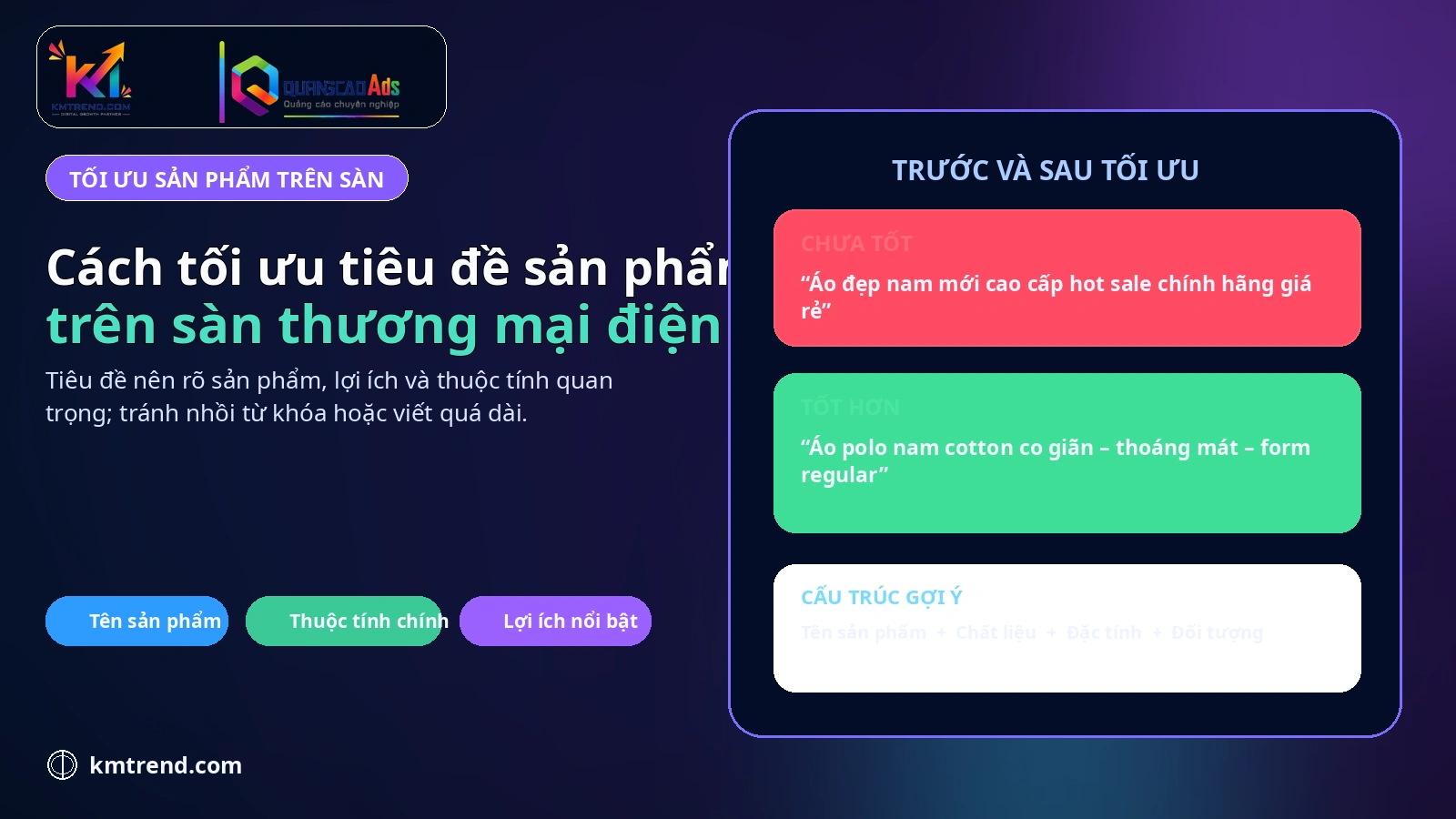 Cách tối ưu tiêu đề sản phẩm trên sàn thương mại điện tử