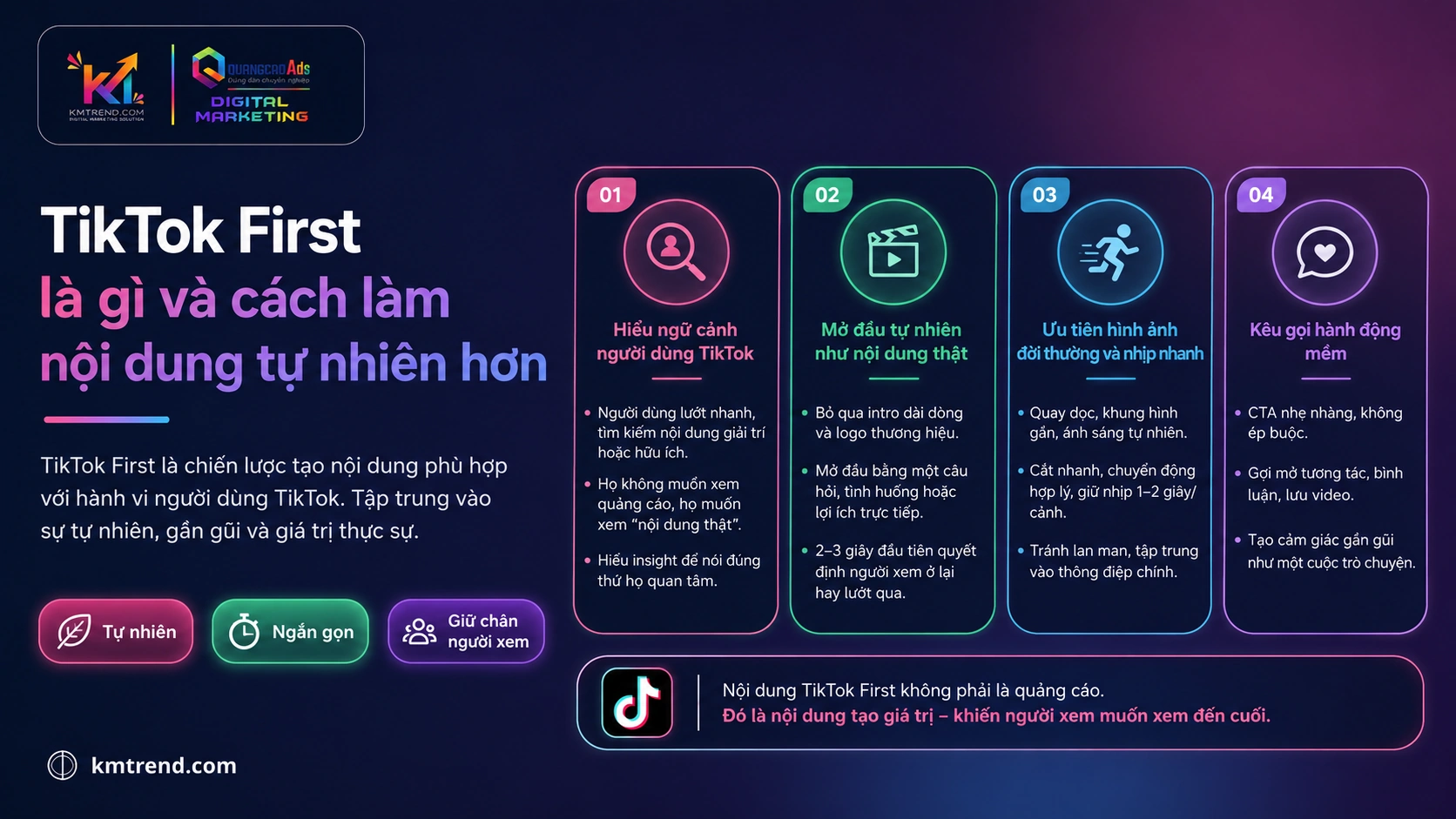 TikTok-first là gì và cách làm nội dung tự nhiên hơn