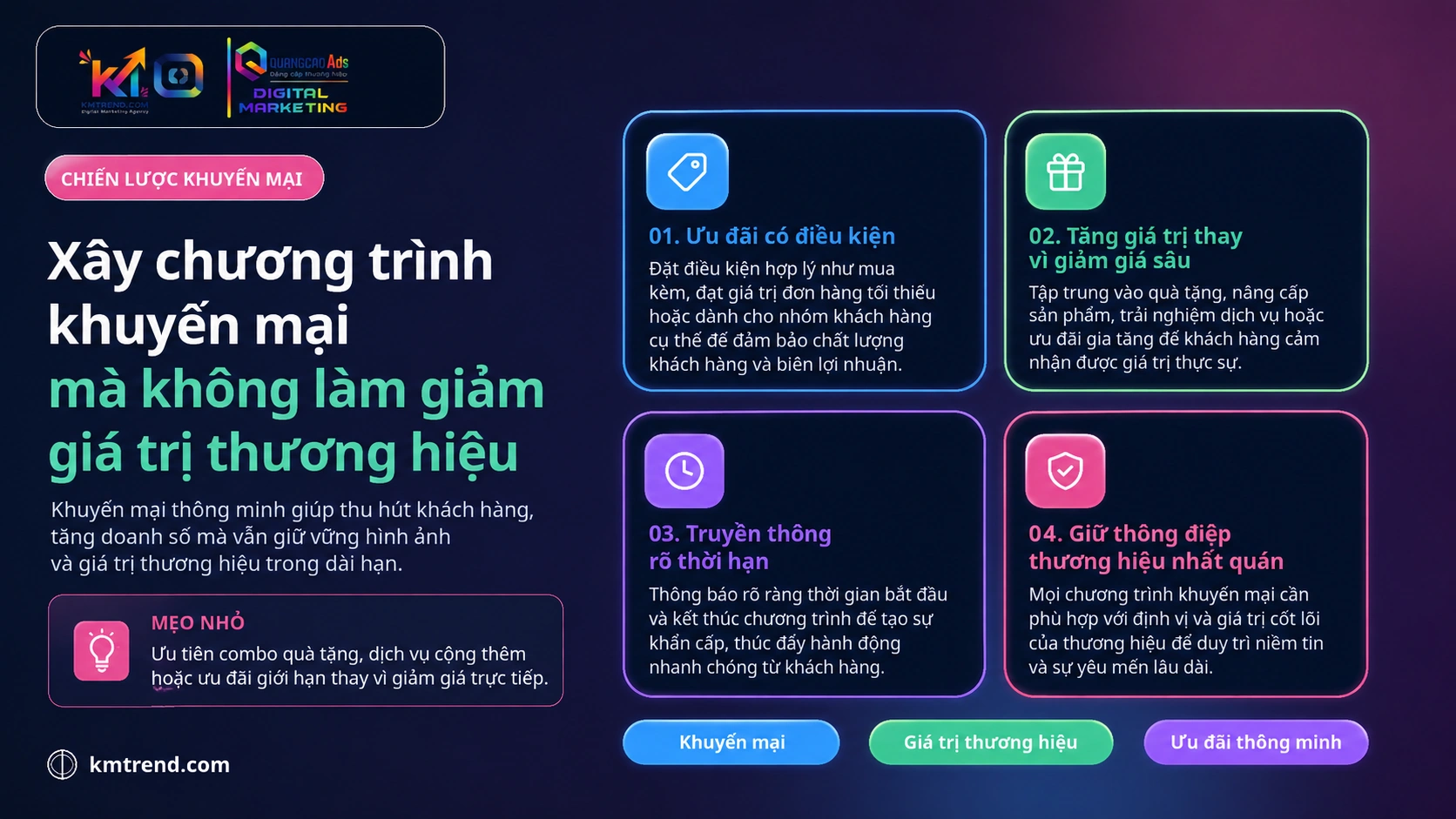 Xây chương trình khuyến mãi mà không làm giảm giá trị thương hiệu